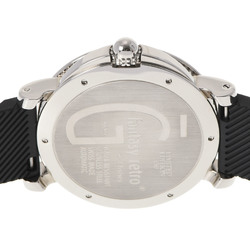 GERALD GENTA Retro Fantasy Jumping Hour 150 Limited RSF.X.10 Men's SS / Rubber Watch Automatic Black Dial