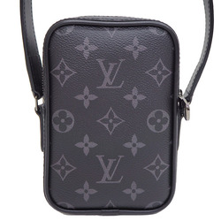 LOUIS VUITTON Louis Vuitton Danube PPM Trunk Print Monogram Eclipse M45928 Mini Shoulder Bag Men's Black