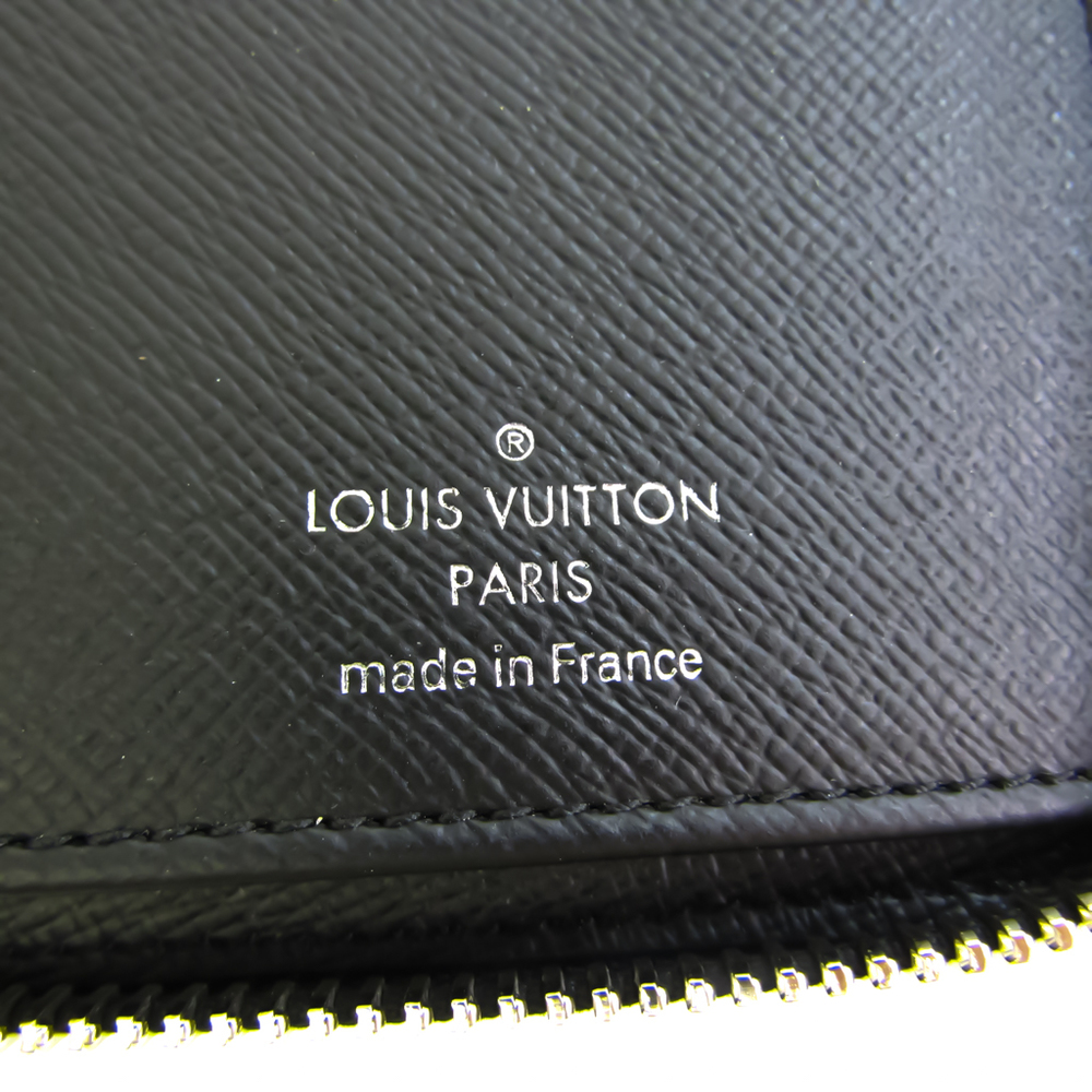 Louis Vuitton Ardoise Taiga Leather Zippy Coin Purse Vertical