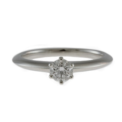 Tiffany TIFFANY & Co. Solitaire Rings / No. 8.5 Diamond Ladies