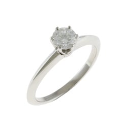 Tiffany TIFFANY & Co. Solitaire Rings No. 10 Diamond Ladies