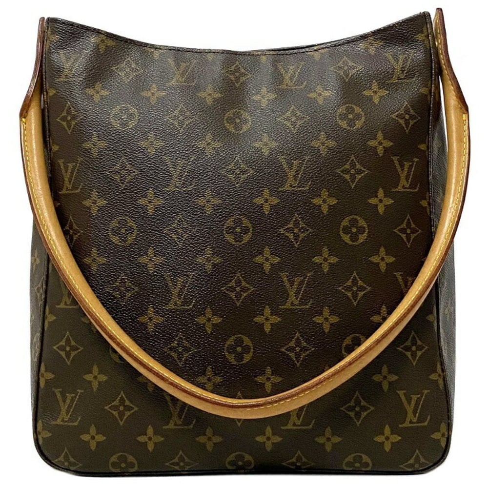 Louis Vuitton Shoulder Bag Looping Brown Monogram M51145 MI0020