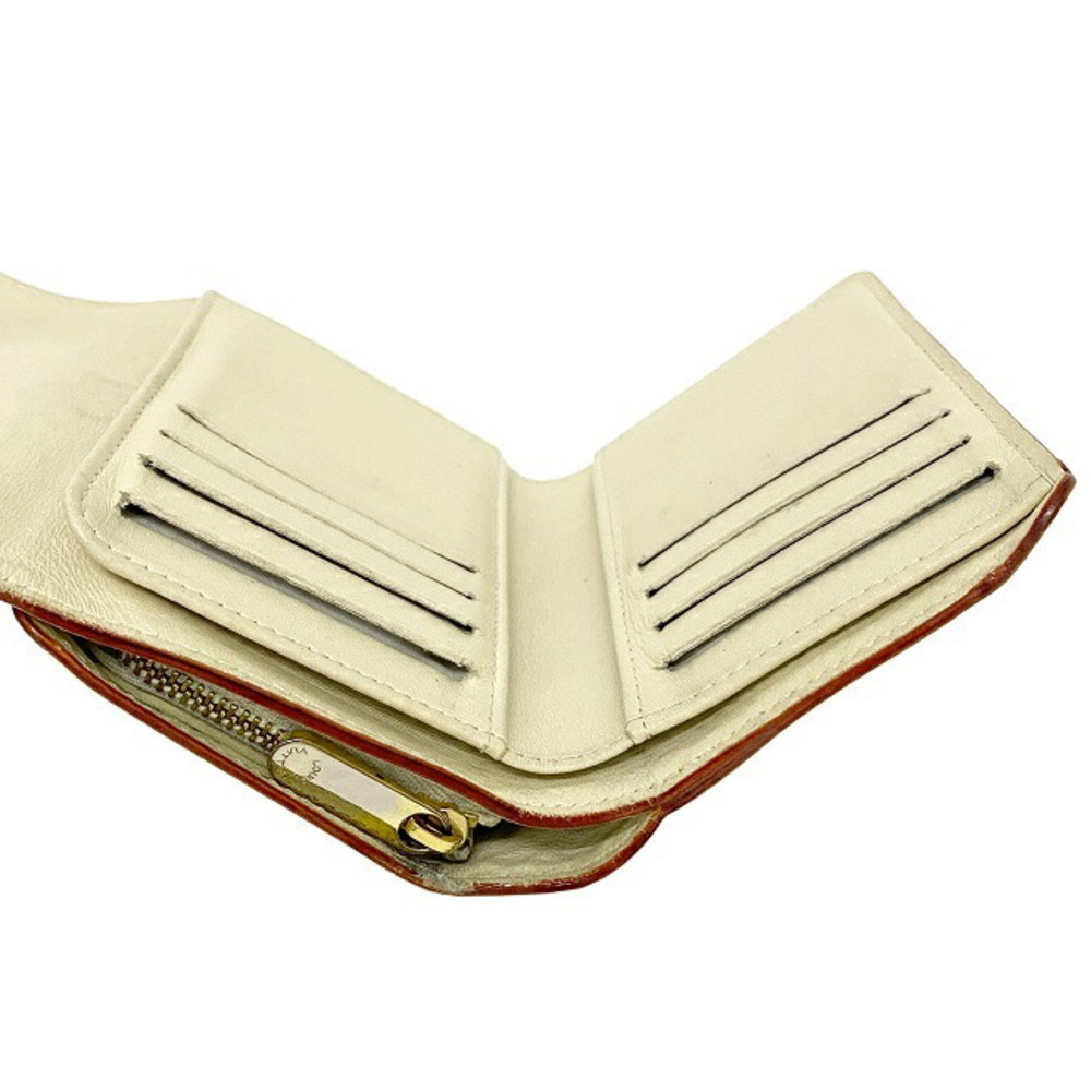 Louis Vuitton Tri-Fold Wallet Le Somptu White Gold Suhari M95854 Leather  TH3059 LOUIS VUITTON LV Flap Belt Soft Studs | eLADY Globazone