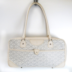 Goyard Saint Martin ABA120071 Unisex Leather Handbag,Shoulder Bag Off-white,White