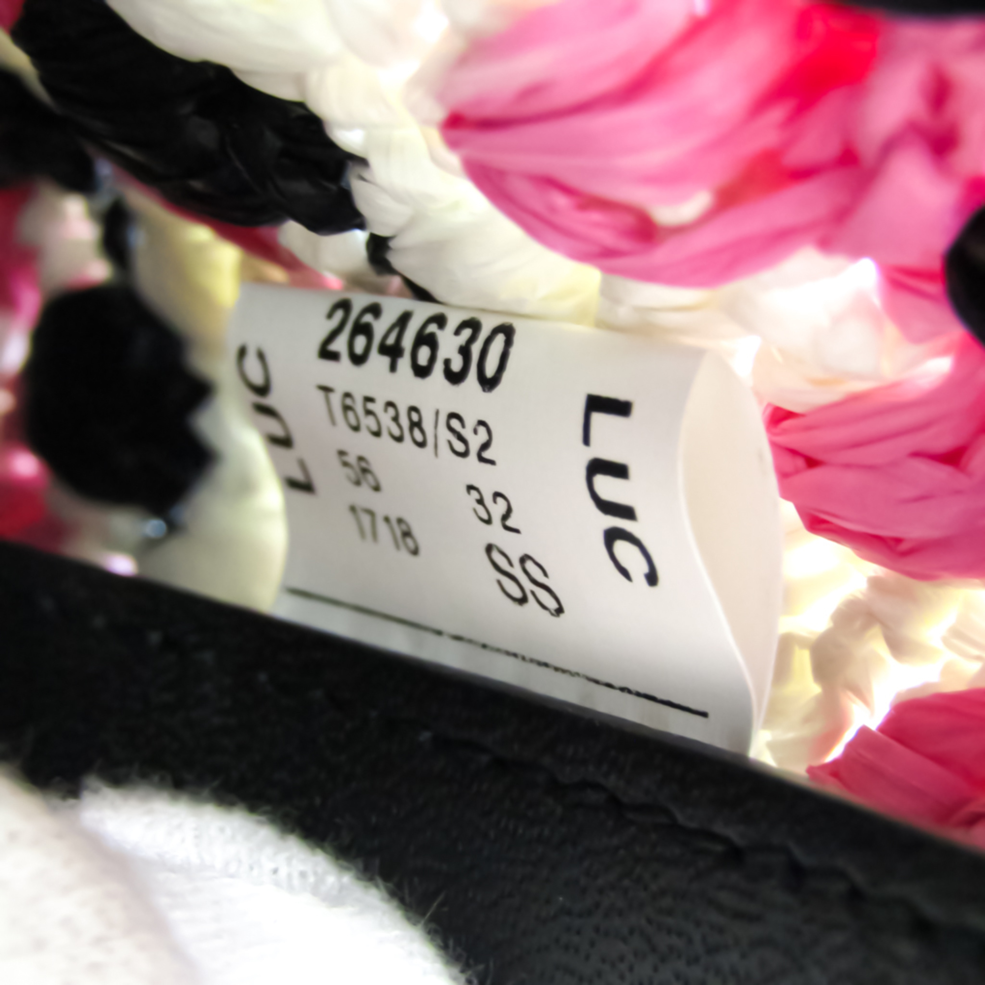 Furla 264630 Women's Leather,Polypropylene Shoulder Bag Black,Pink,White