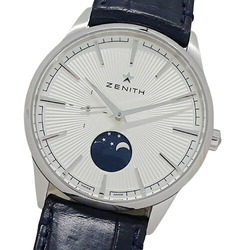 Zenith ZENITH Elite Moon Phase 03.3100.692 / 01.C922 Watch Men's Automatic AT Stainless SS Leather Back Scale Inspected and Polished