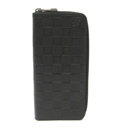 Zippy Wallet Vertical Damier Infini Leather in MEN's SMALL LEATHER