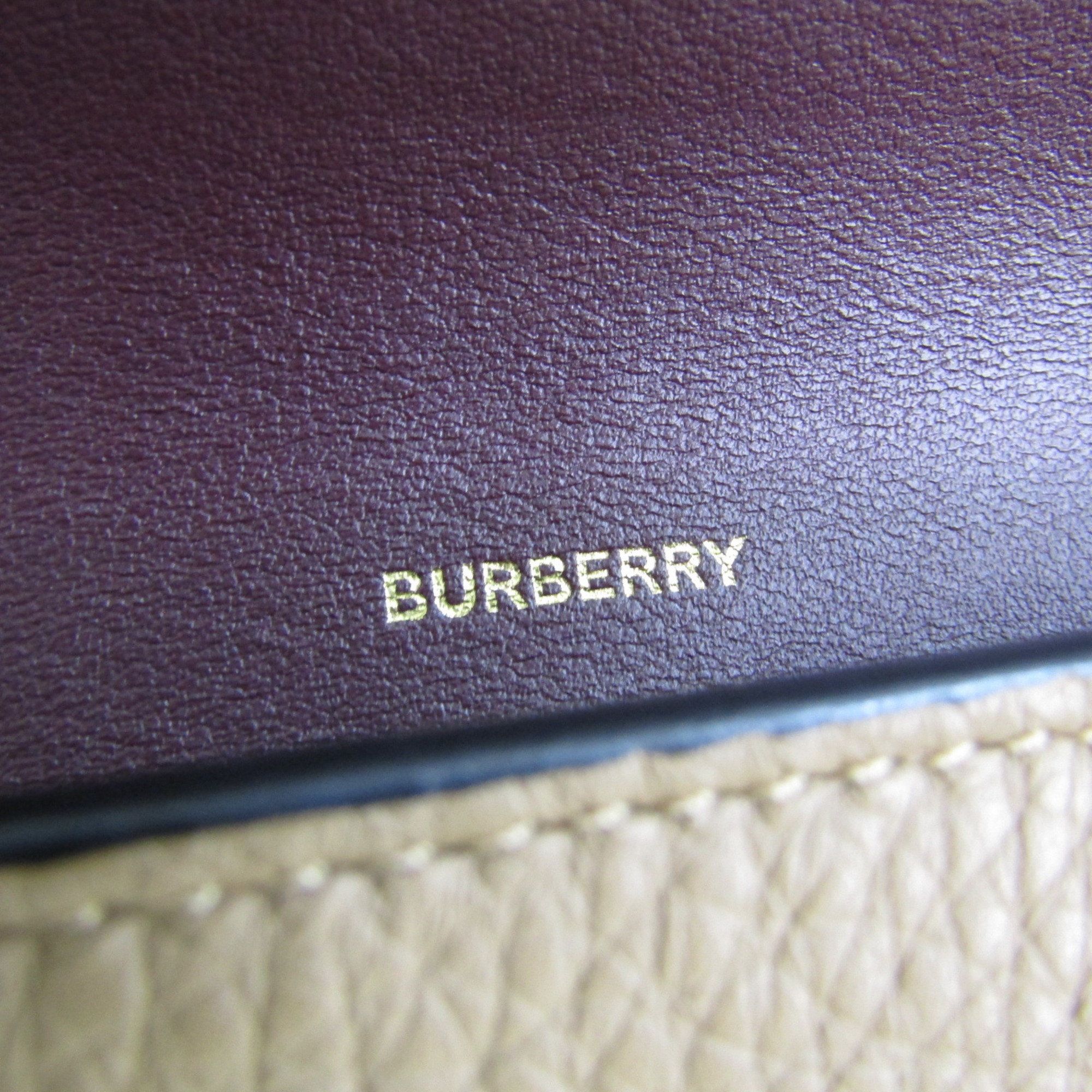 Burberry Women's Leather Long Wallet (bi-fold) Camel