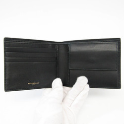 Balenciaga 506001 Men's Leather Wallet (bi-fold) Black