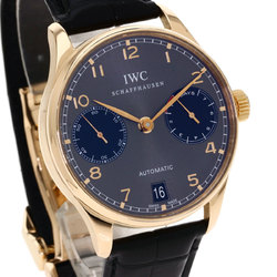 IWC IW500125 Portugieser 7DAYS 2012 Dragon Year 888 Limited Watch K18 Pink Gold / Leather Men's