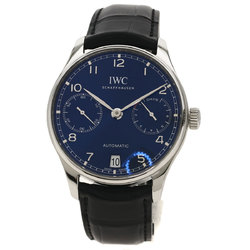IWC IW500710 Portugieser Automatic 7 Days Watch Stainless Steel / Leather Men's