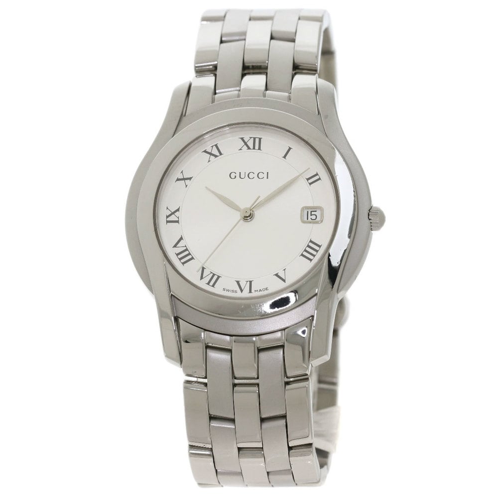 Gucci 5500M Watch Stainless Steel / SS Men's GUCCI | eLADY Globazone