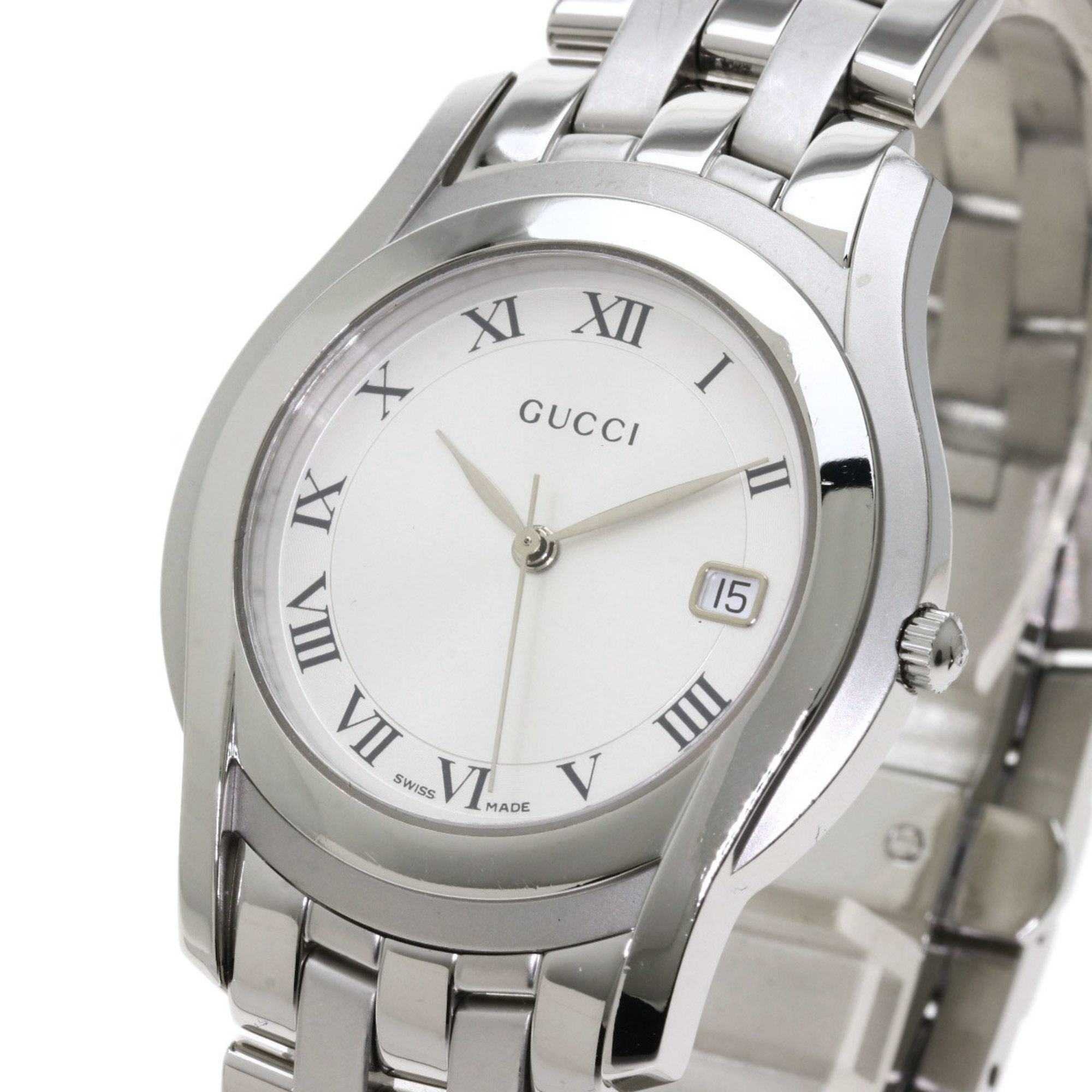 Gucci 5500M Watch Stainless Steel / SS Men's GUCCI