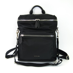 Burberry DONNY 4064913 Unisex Nylon,Leather Backpack,Handbag,Shoulder Bag Black