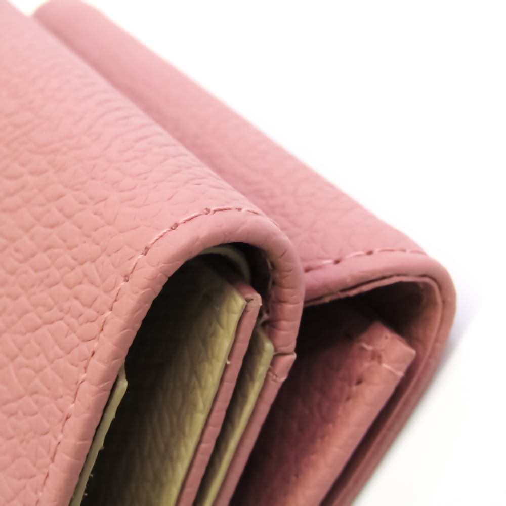 Longchamp Roseau Wallet Pink - Leather