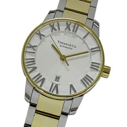 Tiffany TIFFANY & Co. Watch Ladies Atlas Dome Date Automatic AT Stainless SS Gold YG Z1830.68.15A21A00A Polished