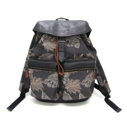 Coach Hawaiian F72083 Unisex Leather,Canvas Backpack Beige,Gray,Navy