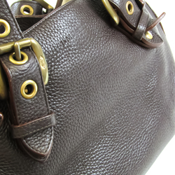 J&M Davidson Women's Leather Handbag,Tote Bag Brown