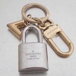 Louis Vuitton Silver Lock and Key Clear Amber Bag Charm Silvery ref.260808  - Joli Closet