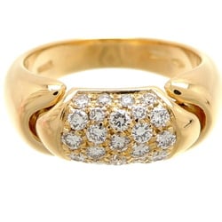 Bvlgari 750YG Certaura Ladies Ring / 750 Yellow Gold No. 8