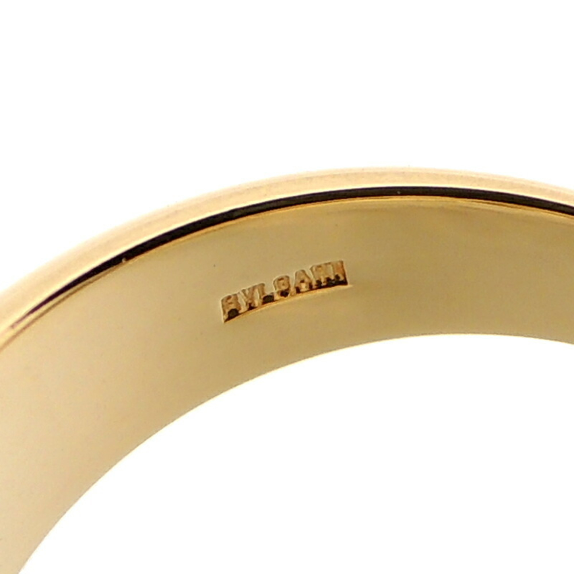 Bvlgari 750YG Certaura Ladies Ring / 750 Yellow Gold No. 8