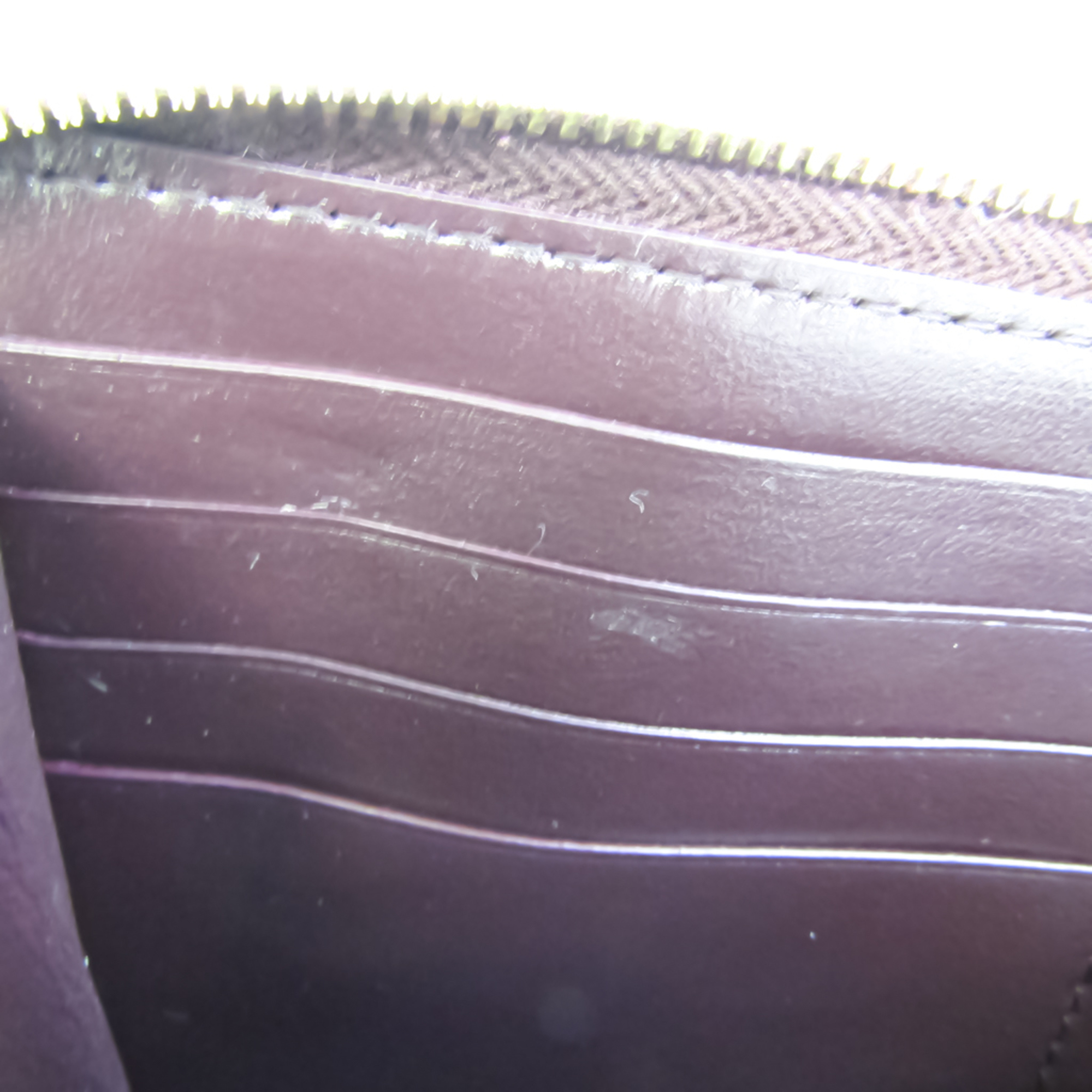 Bottega Veneta Intrecciato Unisex Leather Long Wallet (bi-fold) Purple