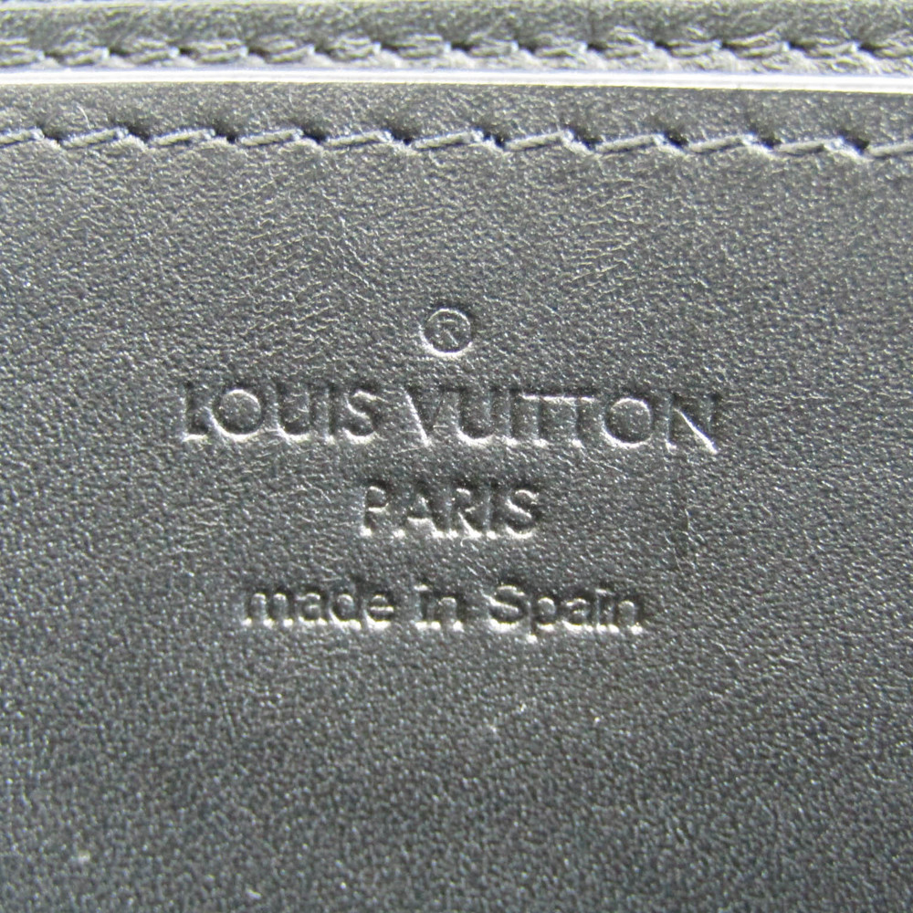 NEW LOUIS VUITTON ZIPPY XL N WALLET63284 CHECKED EBONY WALLET