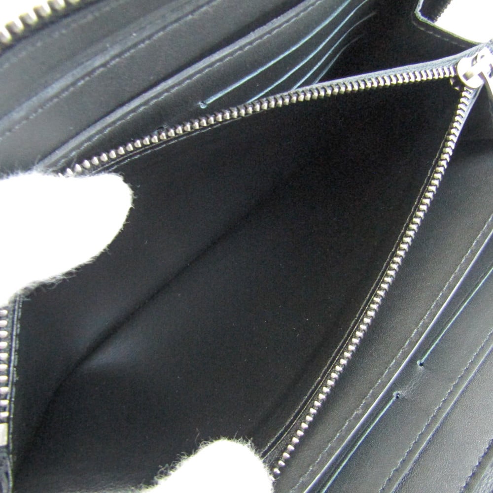 LOUIS VUITTON Zippy XL purse Round long wallet N63326 Damier Infini Noir  Used