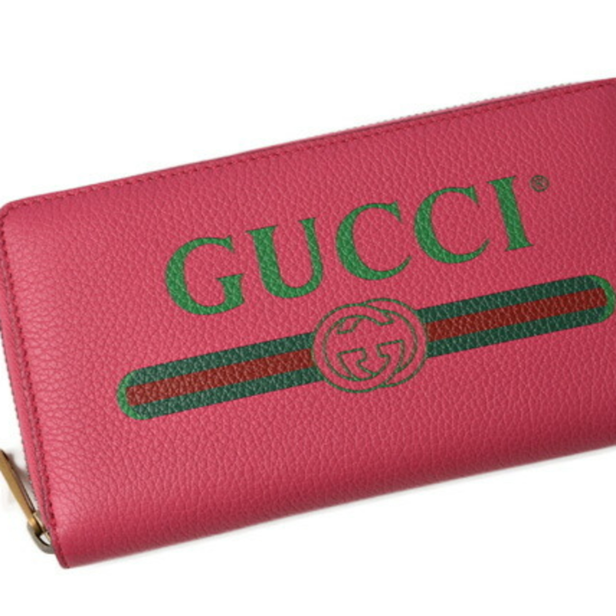 Gucci wallet GUCCI long print pink 496317 0GCAT 8840