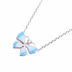 Christian Dior K18WG 1PD Diorette Papillon Butterfly Necklace Diamond