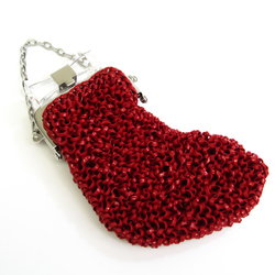 Anteprima Red Shoe/Socks PL16FH8204 Women's Wire Pouch Red Color
