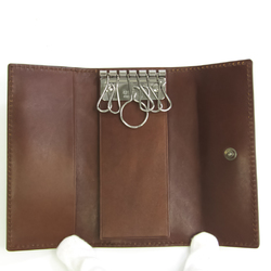 Gucci 108297 Men's Leather Key Case Brown