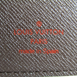 Louis Vuitton Damier Couverture Passpole N60189 Damier Canvas Passport Cover Ebene