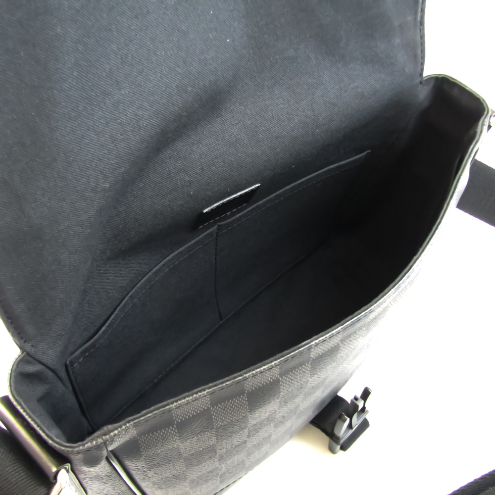Louis Vuitton Damier Graphite Messenger PM N41457 Men's Shoulder Bag Damier Graphite