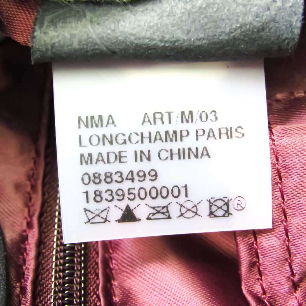Longchamp 1839500001 Women's Canvas Tote Bag Black