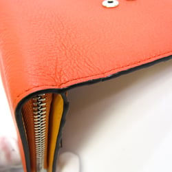 Loewe C660Z41X01 Women's Leather Wallet (bi-fold) Orange