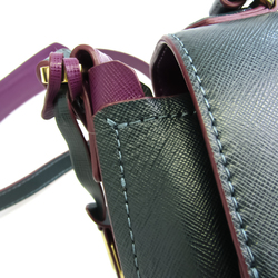 Russet Women's PVC Handbag,Shoulder Bag Dark Green,Purple