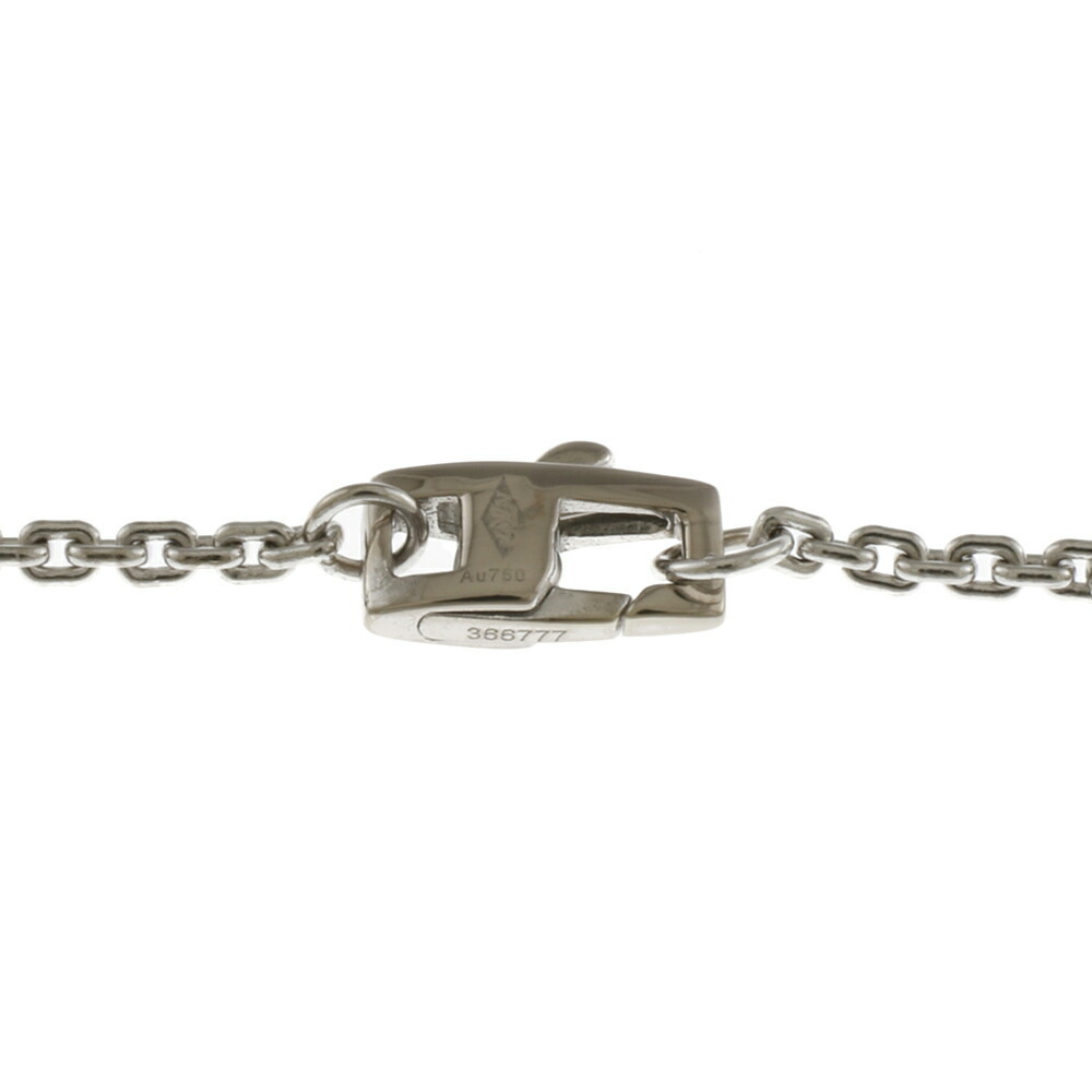 Louis Vuitton LOUIS VUITTON Brasserie Sun Blossom Bracelet 18K K18 White  Gold Diamond Women's