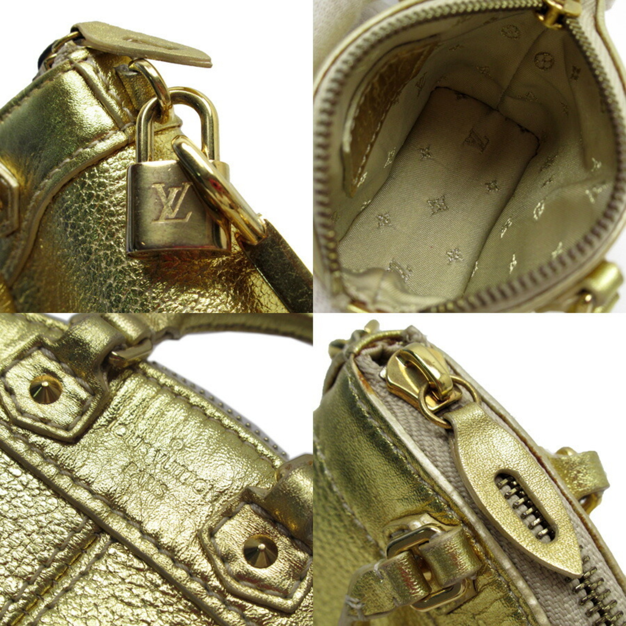 Louis Vuitton Charm Suhari Mini Lockit Gold