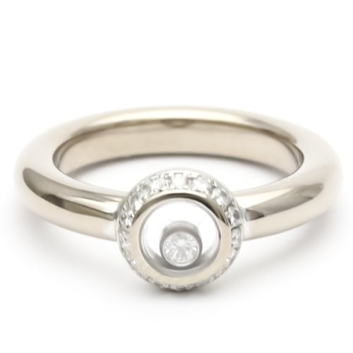 Chopard Happy Diamonds 82/2903-20 White Gold (18K) Fashion Diamond Band Ring Silver