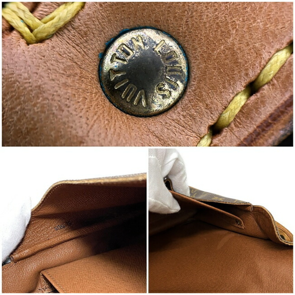 LOUIS VUITTON Cartouchiere GM Shoulder Bag Monogram Leather Brown M51252  38JH222