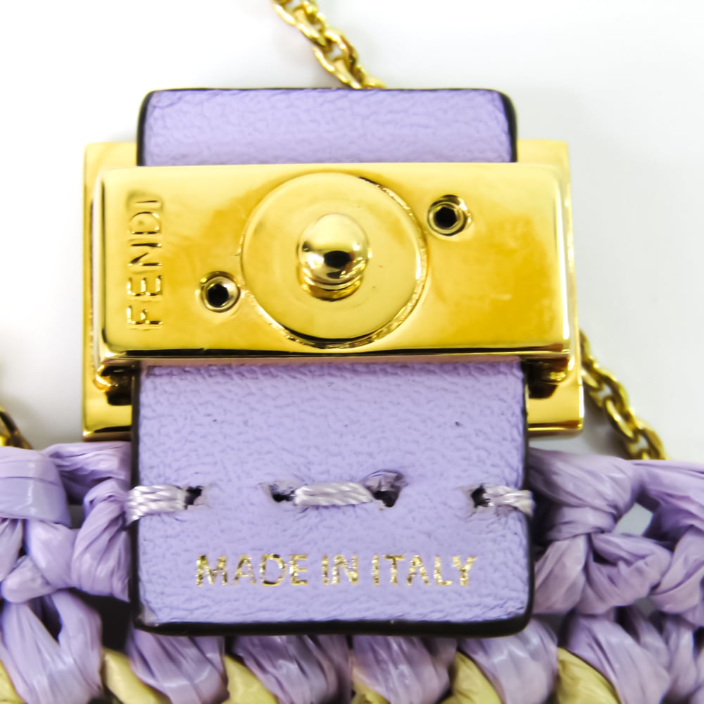 Fendi Nano Baguette Charm in Purple