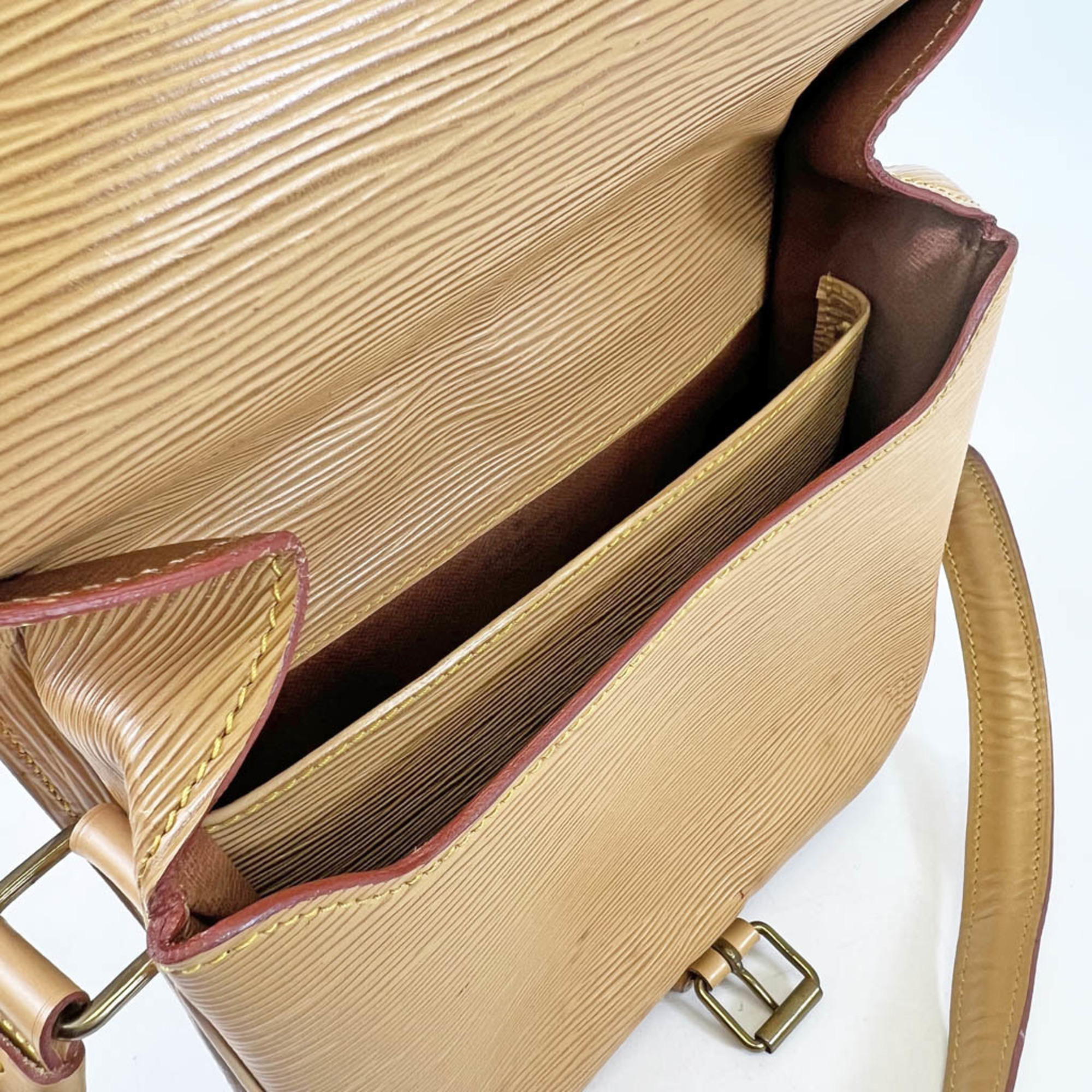 Louis Vuitton Epi Cartouchiere M52246 Unisex Shoulder Bag Winnipeg Beige