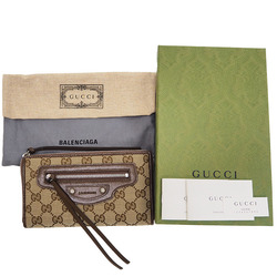 Gucci, Bags, Gucci X Balenciaga Hacker Project Neo Classic Wallet White  Flora