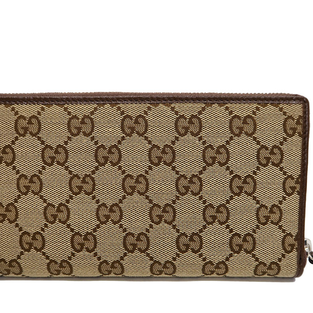 Gucci x Balenciaga Beige/Ebony Canvas and Brown Leather The Hacker Project Neo Classic Card Case Wallet