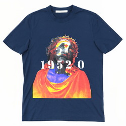 Givenchy 16SS 19520 JESUS Christ Print Short Sleeve T-shirt Men's Navy XS Oversize