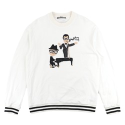 Dolce & Gabbana DGFamily Sweatshirt Men's White 50 Long Sleeve