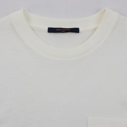 Louis Vuitton 20AW Damier Pattern Short Sleeve T-shirt Men's White S Chest  Pocket Cut and Sewn