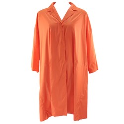 Jil Sander Big Silhouette 3/4 Sleeve Coat Women's Orange 34