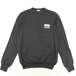 Dior Homme 19AW Visitor Patch Knit Sweater Men's Gray M